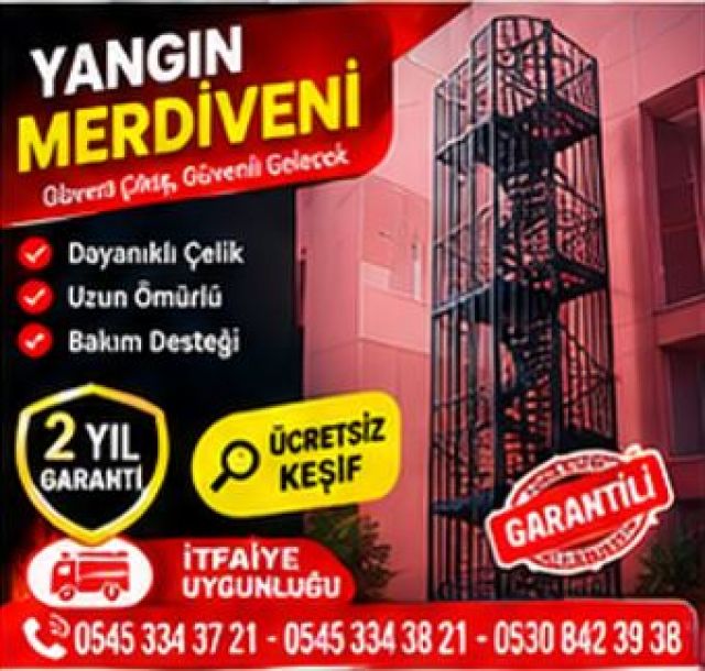 İstanbul Z Tipi Yangın Merdiveni İmalatında Yapıya Özel Tasarım ve Profesyonel Uygulama